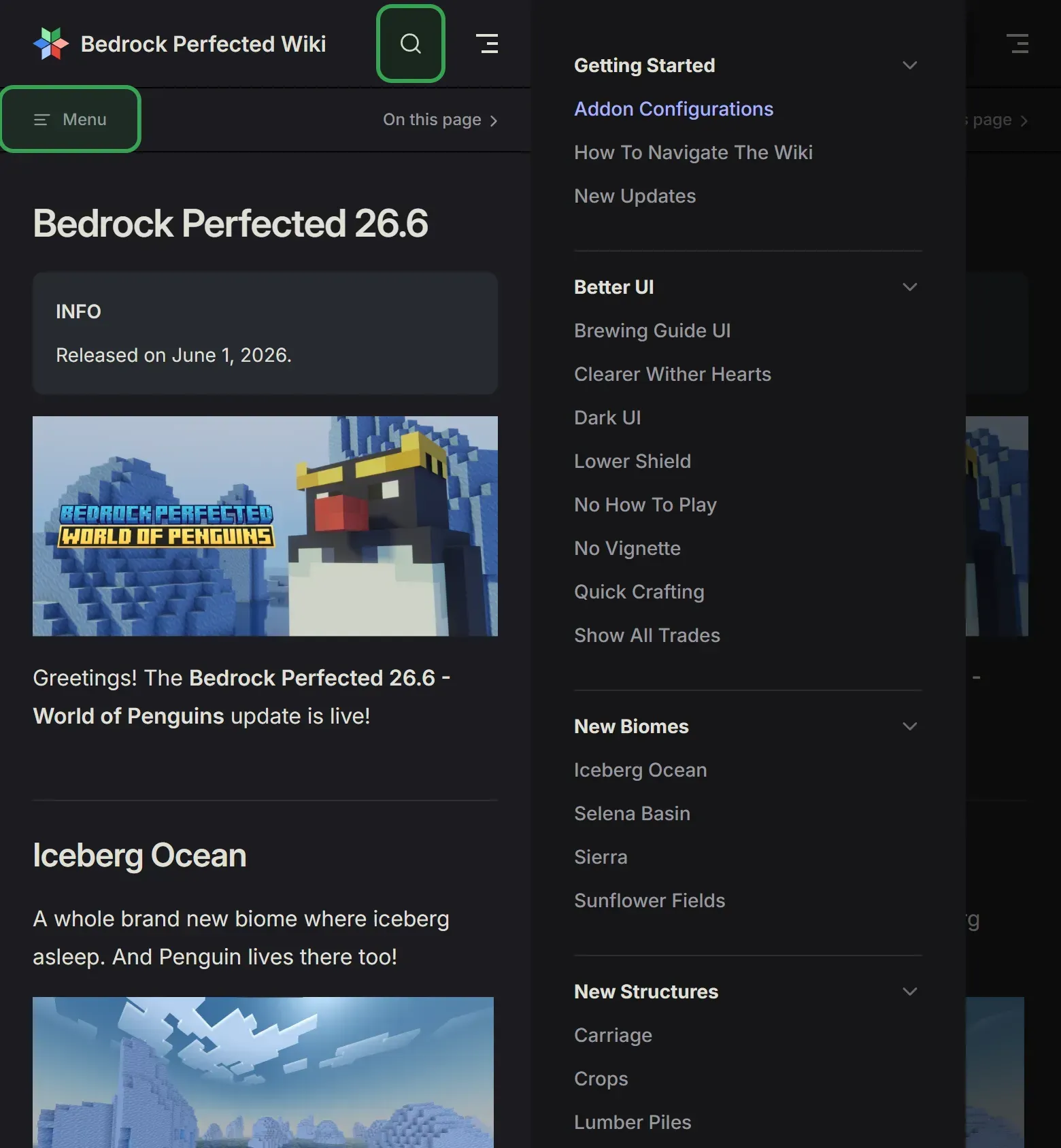 Mobile Navigation View